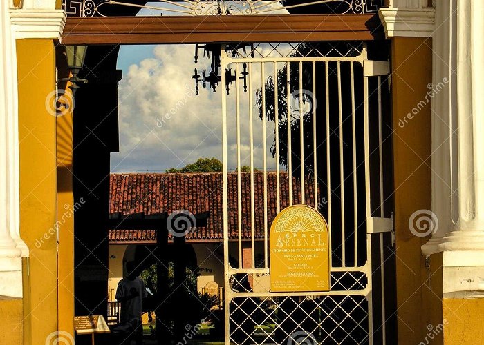 Centre Facade and Entrance of Sesc Arsenal Cultural Center. in Cuiaba ... photo