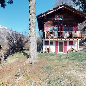 Idyllic Chalet In Evolene, With View On The Dent Blanche And The Mountains Apartment Exterior photo