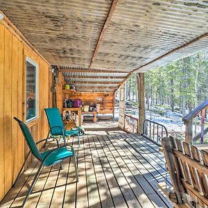 Secluded Black Hawk Log Cabin With Fire Pit! Villa Exterior photo