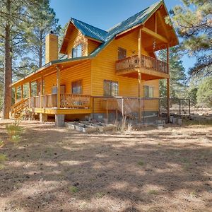 Dog-Friendly Nutrioso Cabin With Wraparound Porch! Villa Exterior photo