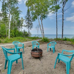 Cheboygan Getaway With Fire Pit And Lake Access! Villa High Banks Exterior photo