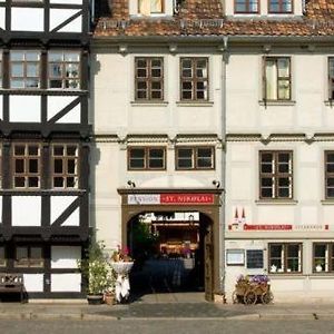 Hotel Pension St Nikolai Quedlinburg Exterior photo