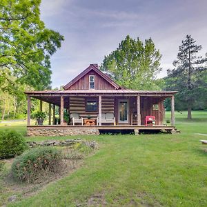 Restored Buchanan Log Cabin On 9-Mile Creek! Villa Reba Exterior photo