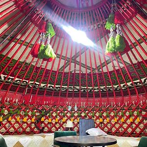 Turan Handmade Yurt With Heated Floors Bed & Breakfast Karakol Exterior photo