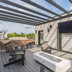 New Modern Townhome With Rooftop Patio Townhouse Iowa City Exterior photo