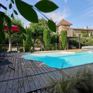 Gite Du Pigeonnier Prive Climatise Avec Piscine Couverte Chauffee Et Spa Villa Alzonne Exterior photo