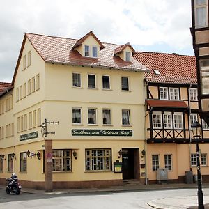 Hotel Garni Zum Goldenen Ring Quedlinburg Exterior photo